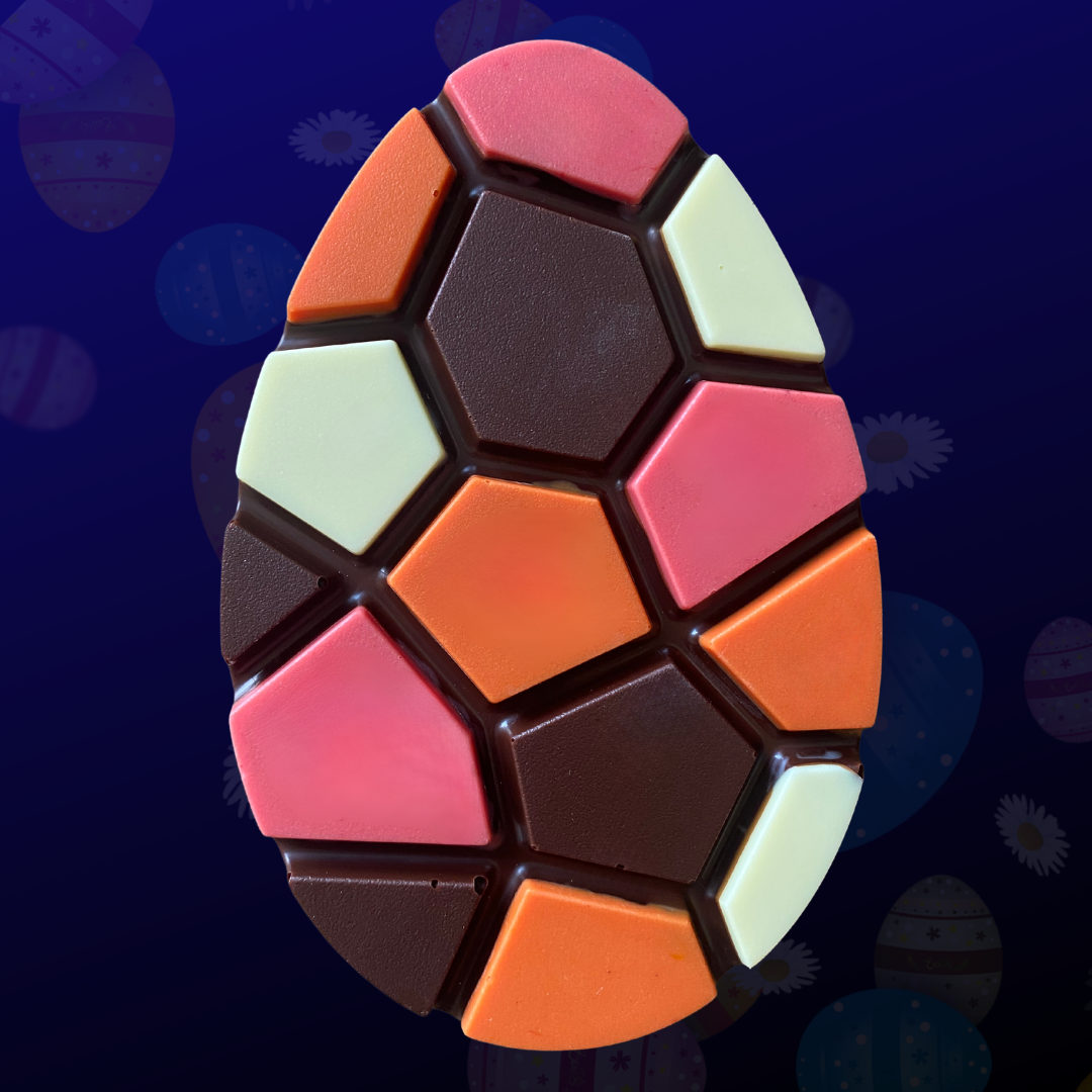 Tablette de Pâques décorée - Noir