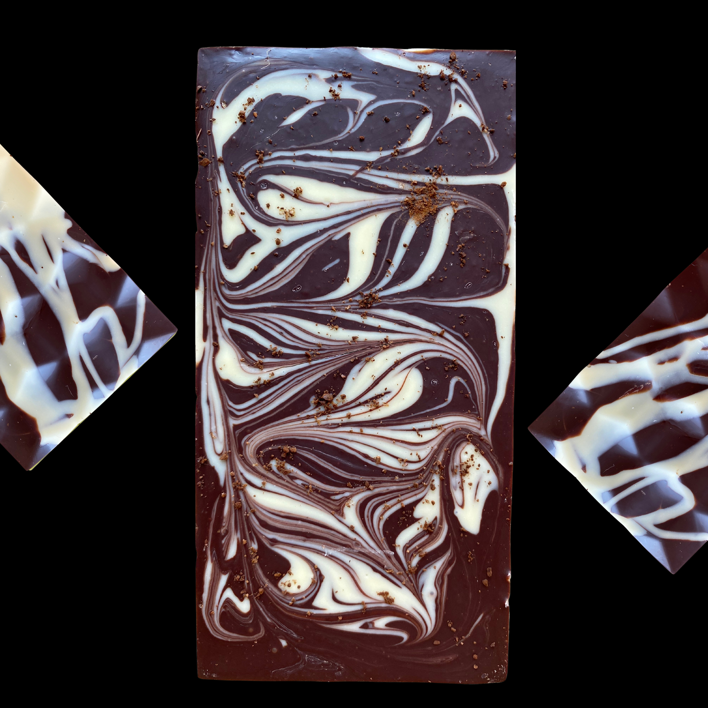 Tablette de chocolat noir & blanc ESPRESSO MACCHIATO