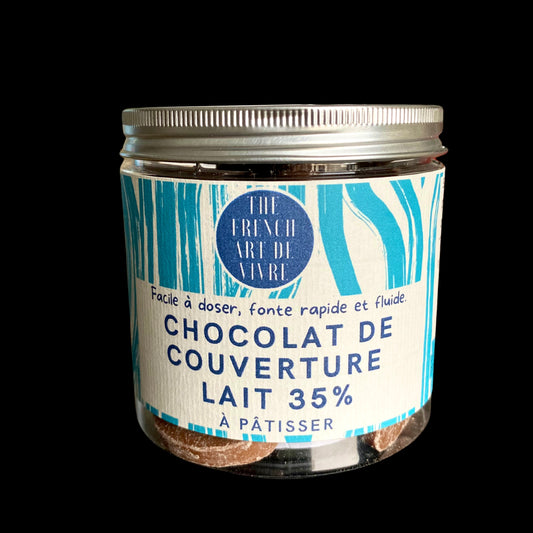 Chocolat de couverture lactée 35%