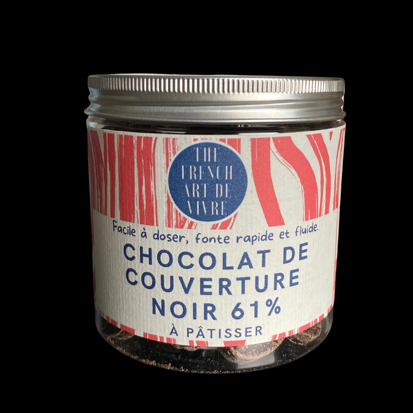 Chocolat de couverture noir 61%