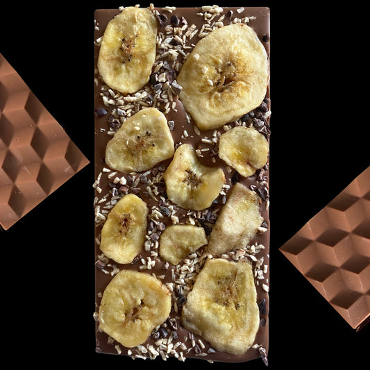 Tablette de chocolat au lait COCO BANANE CACAO