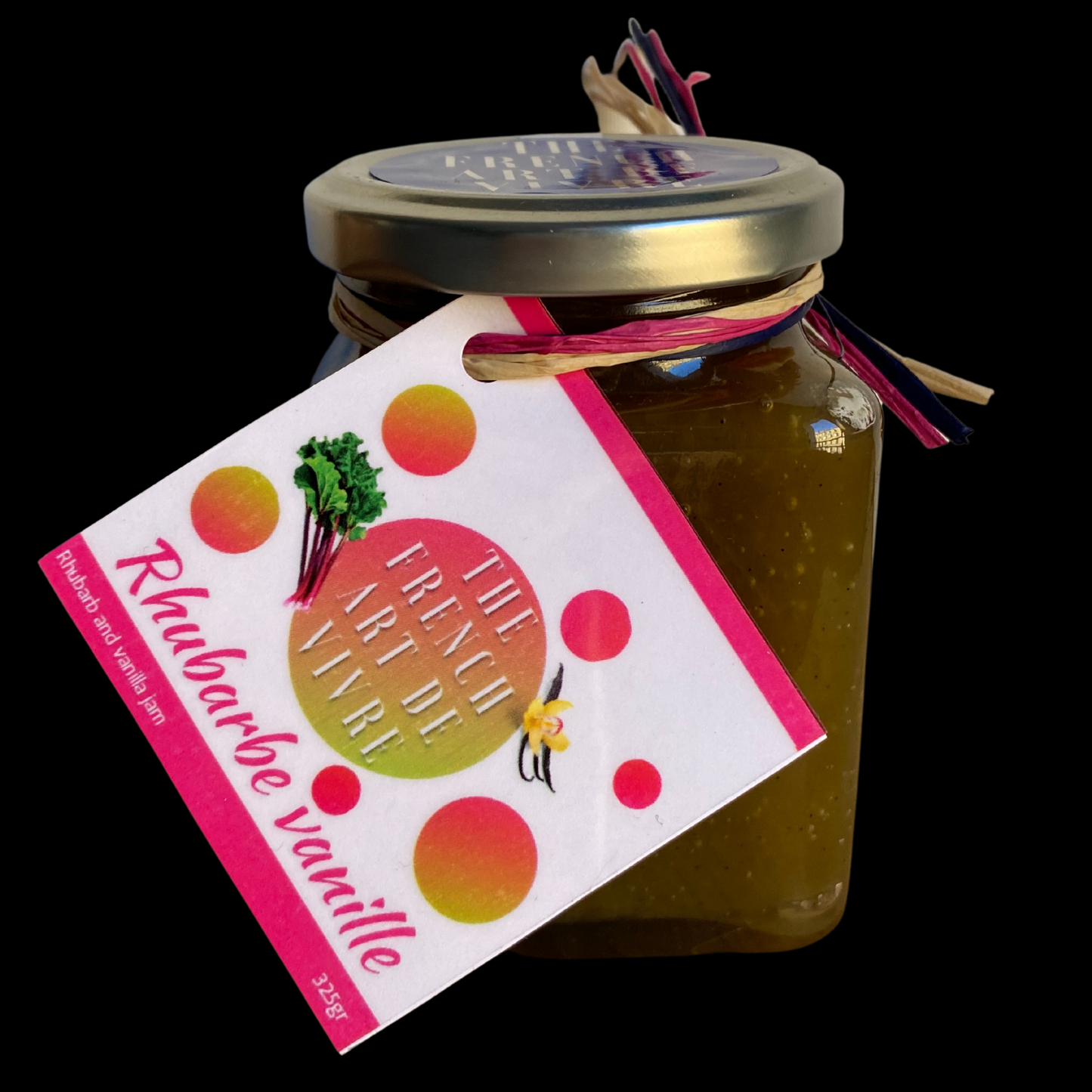 Confiture Rhubarbe-Vanille